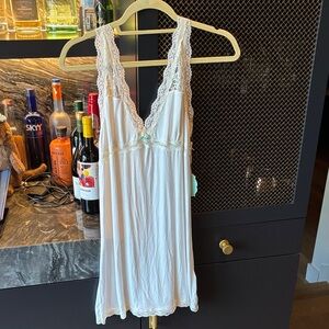 P.J. Salvage White Lace Chemise